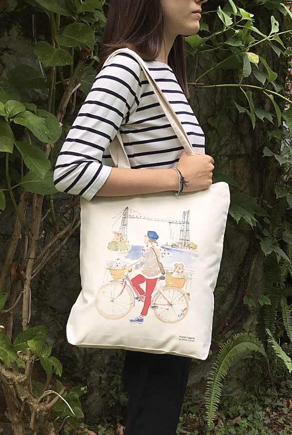 Bolsa tote bag Puente Colgante - Imagen 4