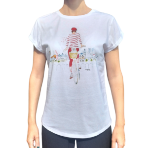 Camiseta En bici por Bilbao