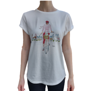 Camiseta En bici por Bilbao