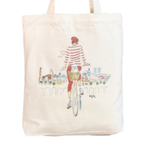 Bolsa tote bag En bici por Bilbao