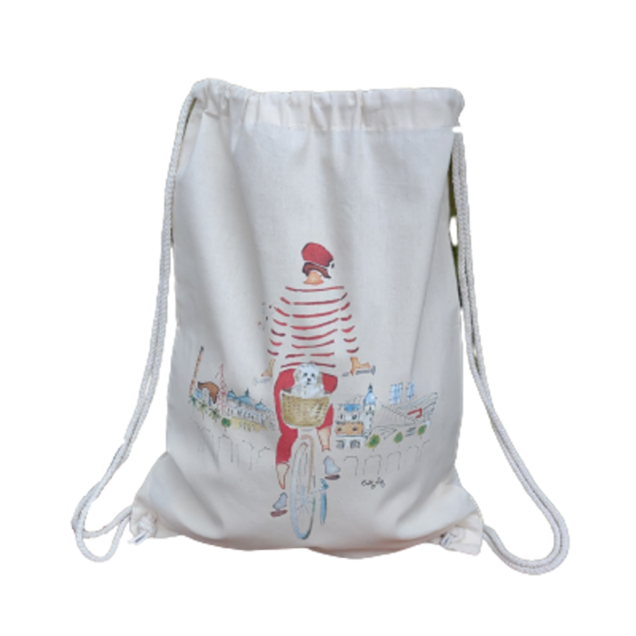Mochila de cuerdas En bici por Bilbao