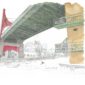 Copia de Piragüista en la ría. Puente de la Salve 19 x 29,5 Imagen 17x23,5