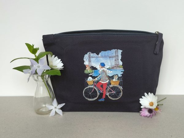 Bolso de mano Puente Colgante Azul
