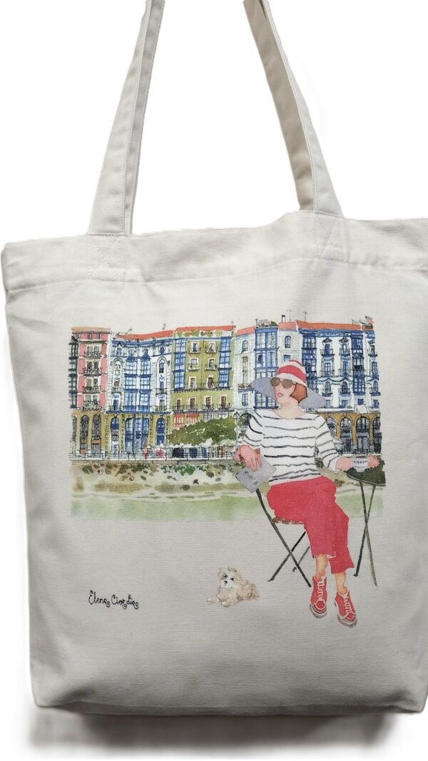 Bolsa tote bag Café en Marzana Bilbao - Imagen 3
