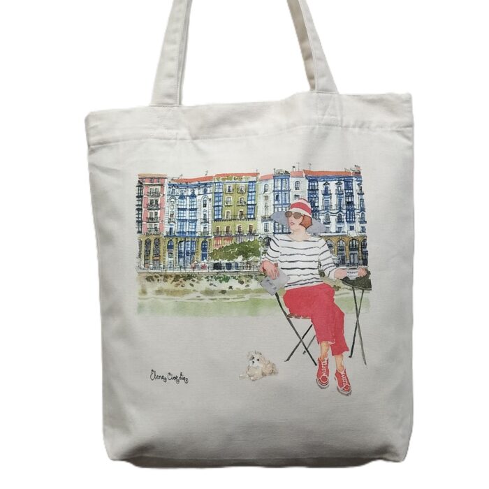 Bolsa tote bag Café en Marzana Bilbao