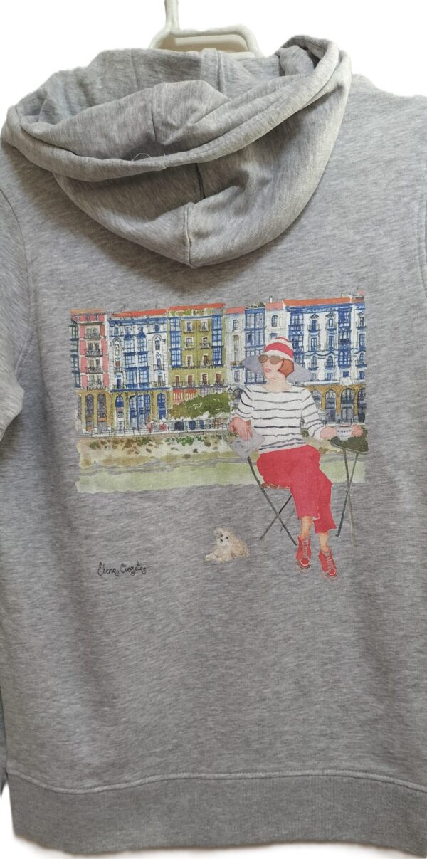 SUDADERA ELENA CIORDIA CAFE MARZANA GRIS 10 SUDADERA ELENA CIORDIA CAFE MARZANA GRIS 10