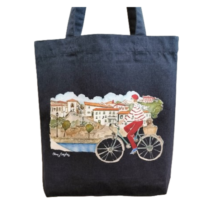 Bolsa tote bag Puerto Viejo azul