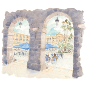 Plaza Barria. Bilbao. Plaza Nueva