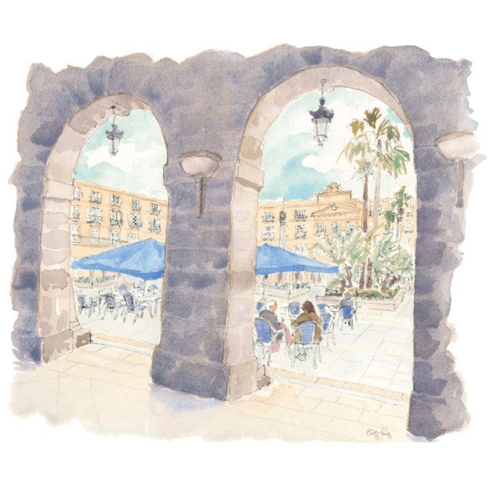 Plaza Barria. Bilbao. Plaza Nueva