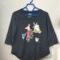 CAMISETA AIXERROTA AZUL MANGA FRANCESA ELENA CIORDIA 1