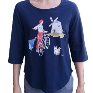 Camiseta Aixerrota azul Manga Francesa