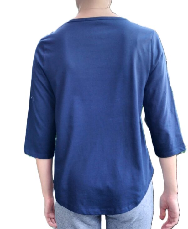 CAMISETA AIXERROTA AZUL MANGA FRANCESA ELENA CIORDIA 6 CAMISETA AIXERROTA AZUL MANGA FRANCESA ELENA CIORDIA 6