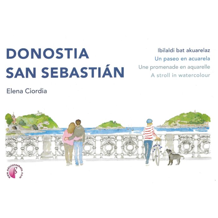 Donostia San Sebastián un paseo en acuarela