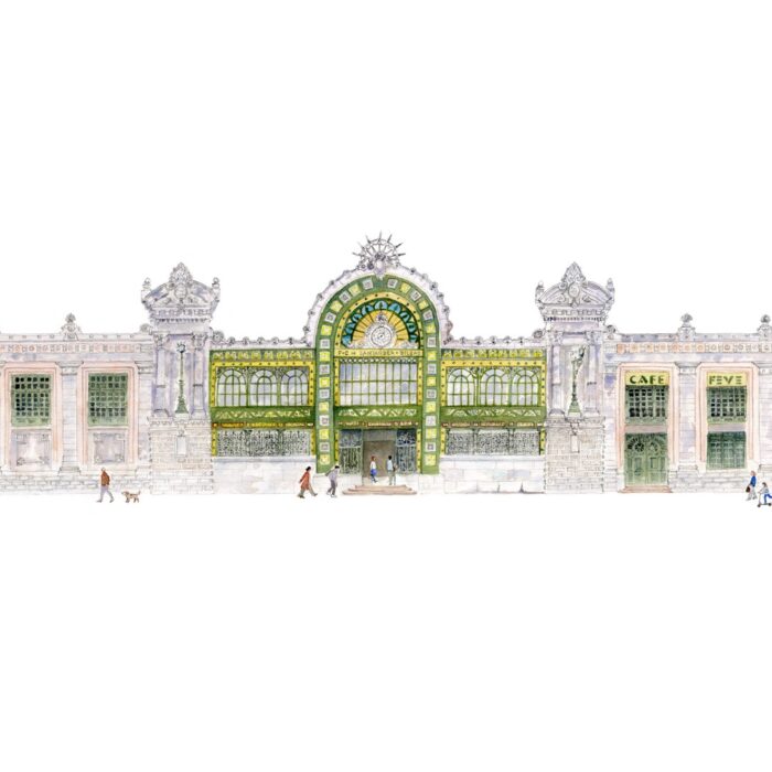 Santander geltokia. La estación de Santander