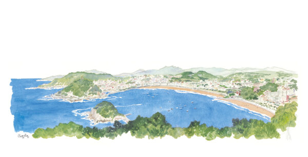 ELENA CIORDIA Láminas Donostia. San Sebastián DESDE IGELDO 9 ELENA CIORDIA Láminas Donostia. San Sebastián DESDE IGELDO 9