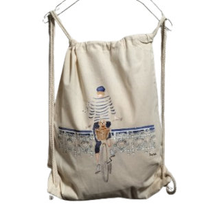Mochila de cuerdas En bici por Donostia