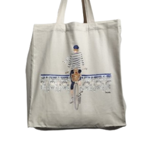 Bolsa tote bag En bici por Donostia