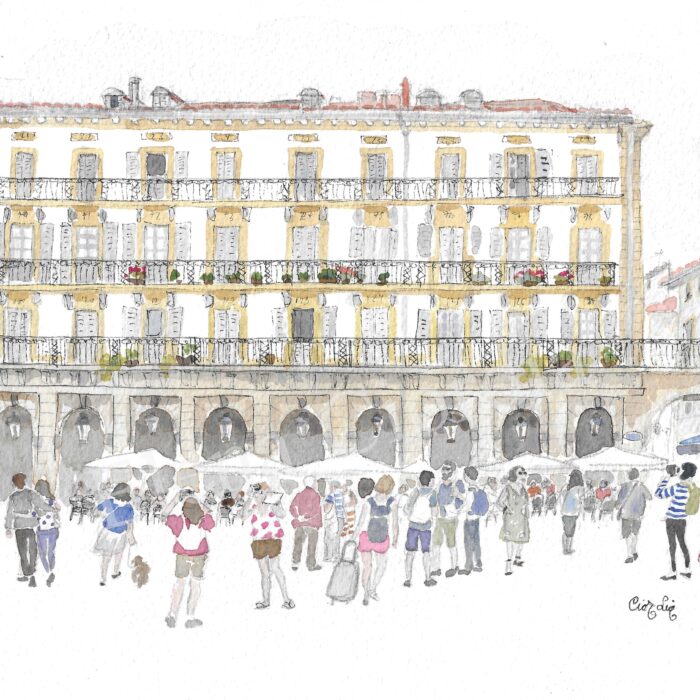 Konstituzio Plaza. Donostia